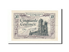 Banconote, Pirot:43-1, BB+, Reims, 50 Centimes, 1920, Francia