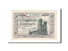 Banknote, Pirot:43-1, 50 Centimes, 1920, France, AU(50-53), Reims