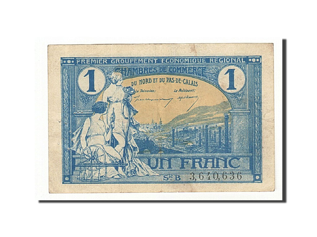 France, Lille, 1 Franc, TTB+, Pirot:94-5