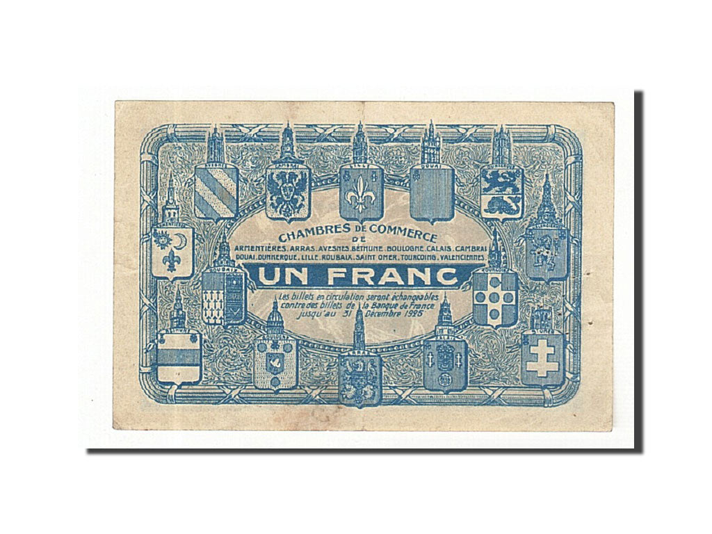 France, Lille, 1 Franc, TTB+, Pirot:94-5