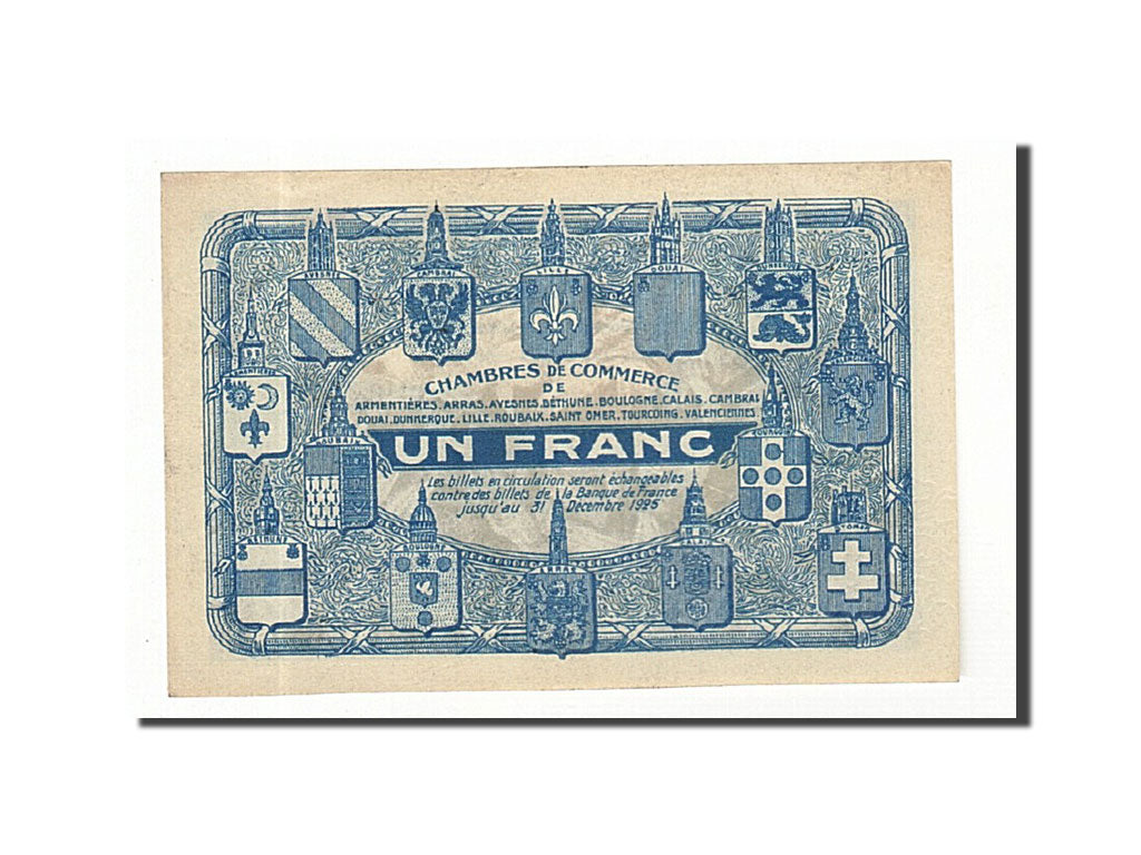Banknote, Pirot:94-5, 1 Franc, France, UNC(63), Lille