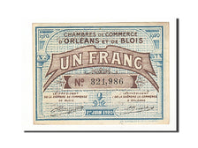 Banconote, Pirot:96-3, SPL-, Orléans et Blois, 1 Franc, 1920, Francia