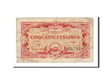 Banknote, Pirot:30-24, 50 Centimes, 1920, France, VF(20-25), Bordeaux
