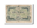 Banknote, Pirot:30-26, 1 Franc, 1920, France, VF(20-25), Bordeaux