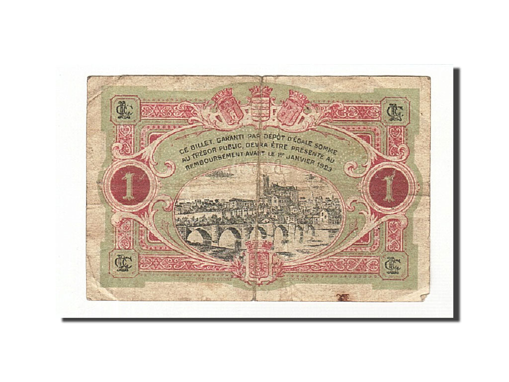 France, Limoges, 1 Franc, VF(20-25), Pirot:73-24