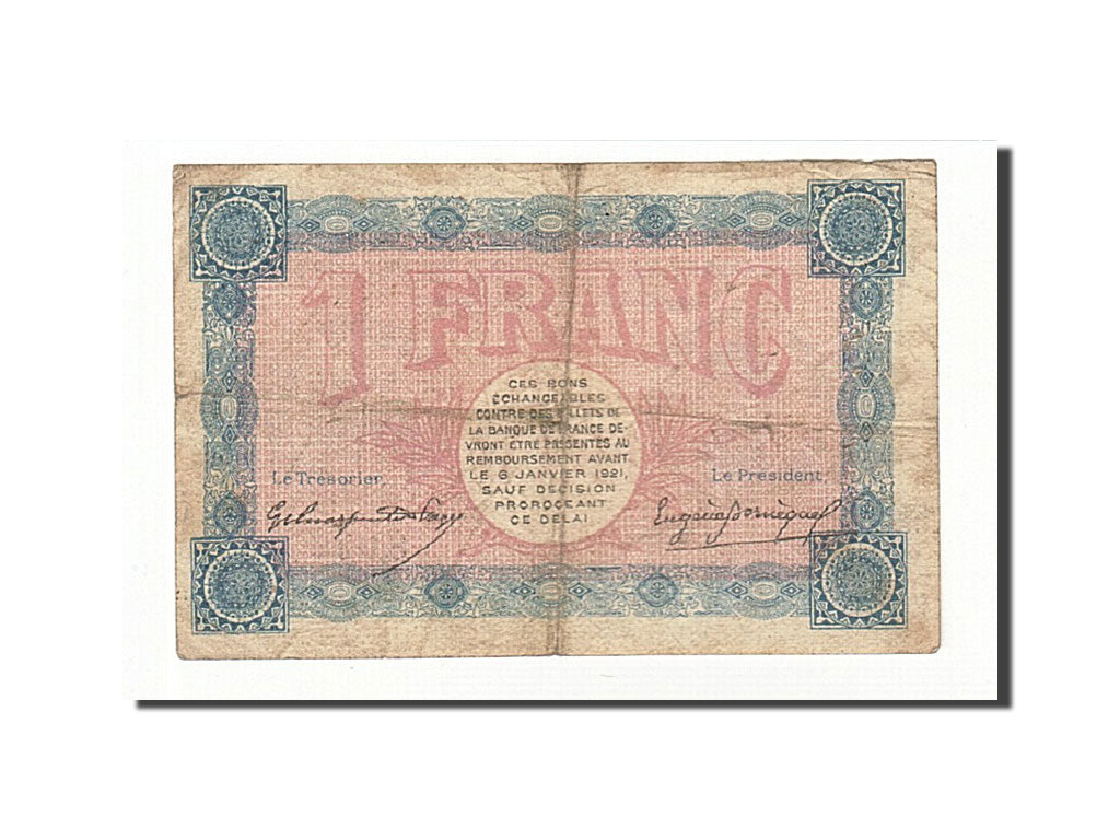 France, Belfort, 1 Franc, 1916, VF(30-35), Pirot:23-21
