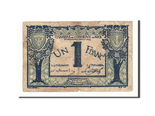 Billete, 1 Franc, Pirot:91-7, 1917, Francia, BC+, Nice