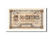 Billete, 50 Centimes, Pirot:60-1, 1915, Francia, EBC, Granville
