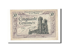 Banknote, Pirot:43-1, 50 Centimes, 1920, France, EF(40-45), Reims