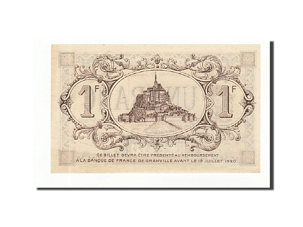 France, Granville, 1 Franc, 1915, UNC(65-70), Pirot:60-4