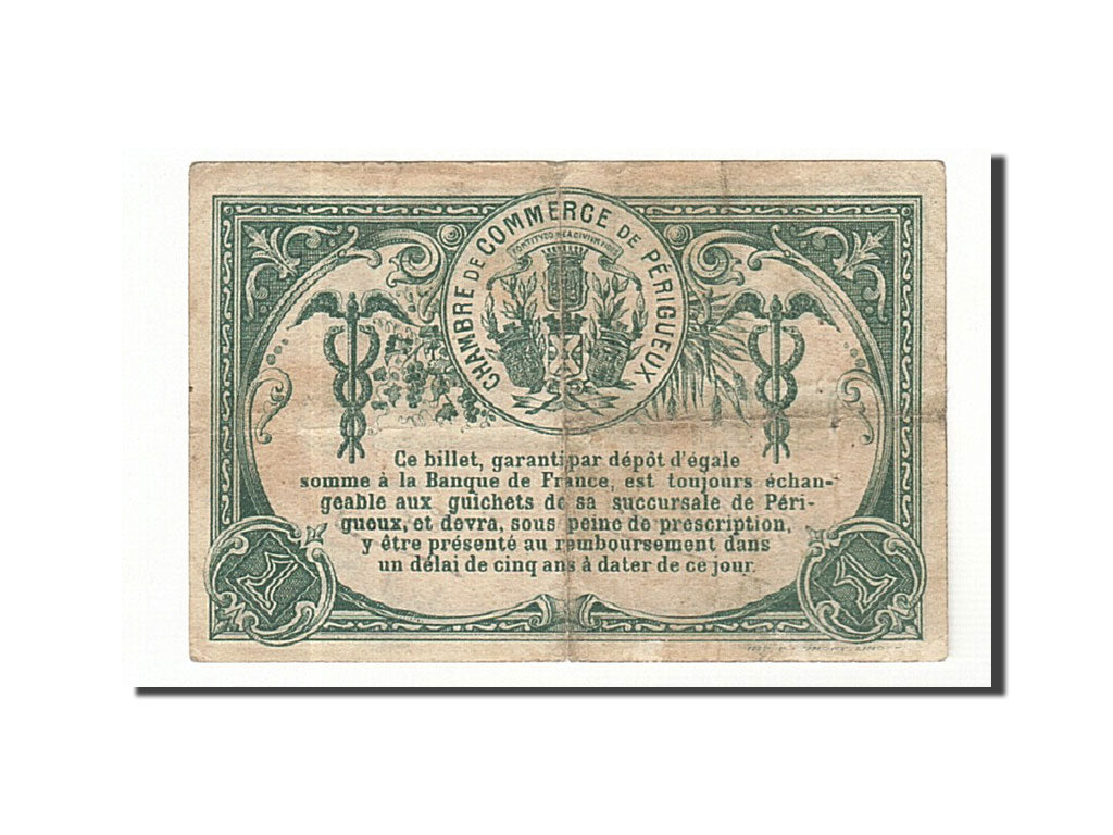 Banknote, Pirot:98-4, 1 Franc, 1914, France, EF(40-45), Perigueux