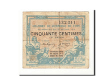 France, Lyon, 50 Centimes, 1919, VF(30-35), Pirot:77-18
