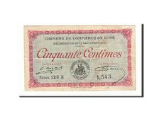Banconote, Pirot:76-13, BB, Lure, 50 Centimes, 1915, Francia