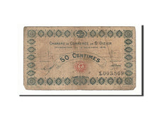 Banknote, Pirot:113-15, 50 Centimes, 1916, France, VF(20-25), Saint-Dizier