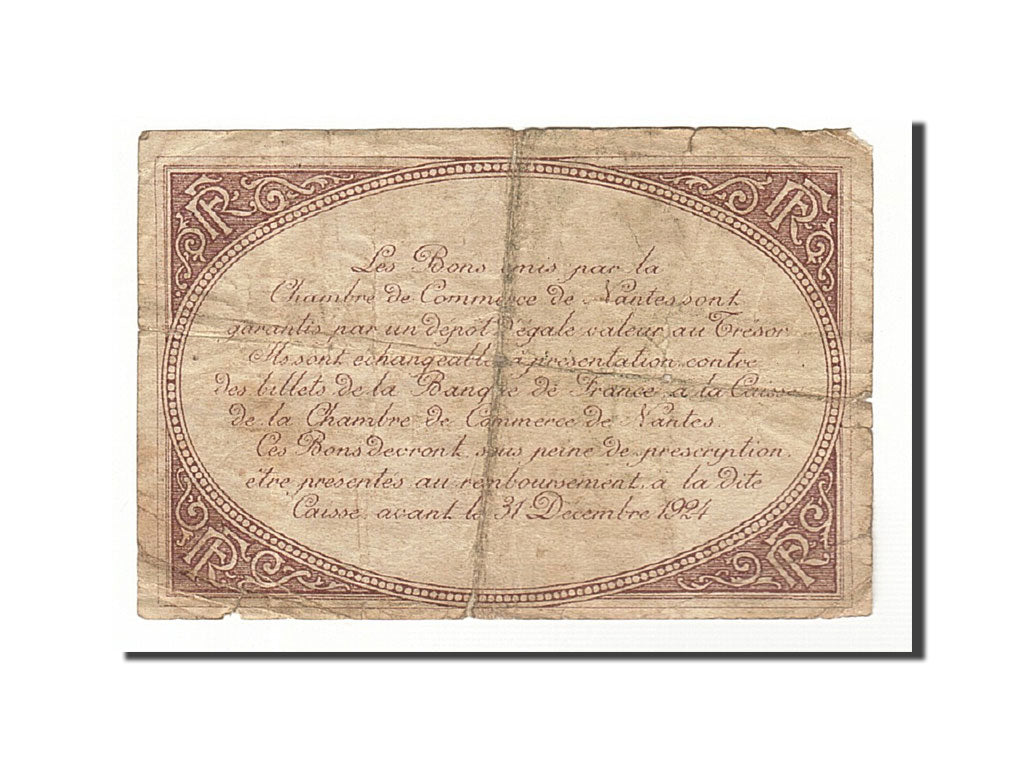 France, Nantes, 1 Franc, TB, Pirot:88-23