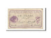 Algeria, 1 Franc, 1914, 1914-09-03, EF(40-45), Pirot:137-1