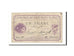 Algeria, 1 Franc, 1914, 1914-09-03, TTB, Pirot:137-1