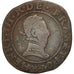 Frankreich, Double Tournois, 1582, Rouen, VF(20-25), Copper, Sombart:4092