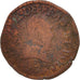 France, Double Tournois, 1583, Tours, VG(8-10), Copper, Sombart:4104