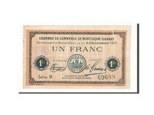 Billete, 1 Franc, Pirot:84-37, 1917, Francia, MBC, Montluçon