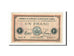 Banknote, Pirot:84-37, 1 Franc, 1917, France, EF(40-45), Montluçon