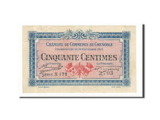 France, Grenoble, 50 Centimes, 1916, AU(50-53), Pirot:63-1