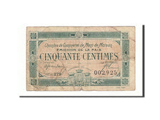 Billete, 50 Centimes, Pirot:82-34, 1921, Francia, RC+, Mont-de-Marsan