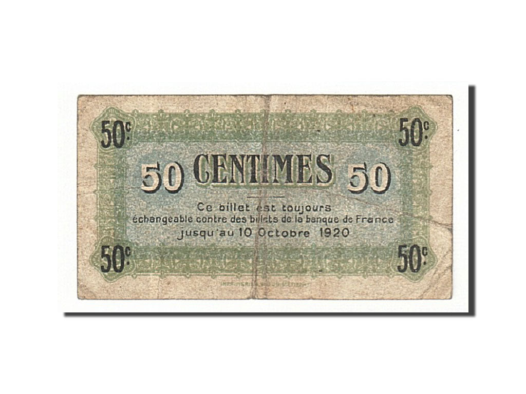France, Le Puy, 50 Centimes, 1916, VF(20-25), Pirot:70-5
