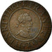 Moneta, Francia, Denier Tournois, 1588, Paris, BB, Rame, Sombart:4074