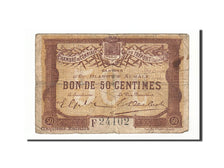 Banknote, Pirot:71-21, 50 Centimes, 1916, France, VF(20-25), Le Tréport