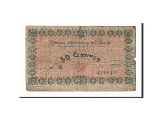 Banconote, Pirot:113-11, B+, Saint-Dizier, 50 Centimes, 1916, Francia