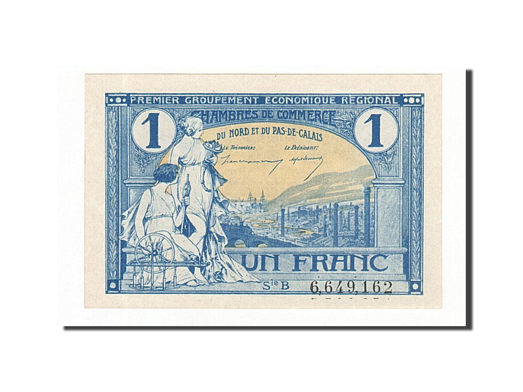 France, Lille, 1 Franc, UNC(63), Pirot:94-7
