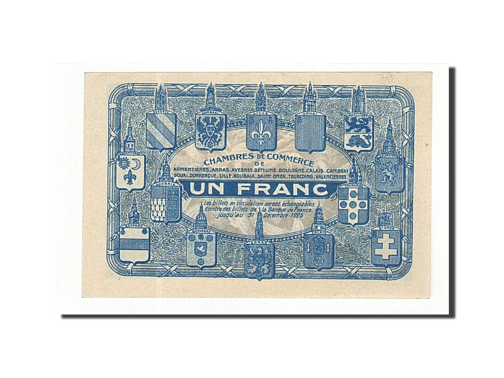 Banknote, Pirot:94-5, 1 Franc, France, EF(40-45), Lille