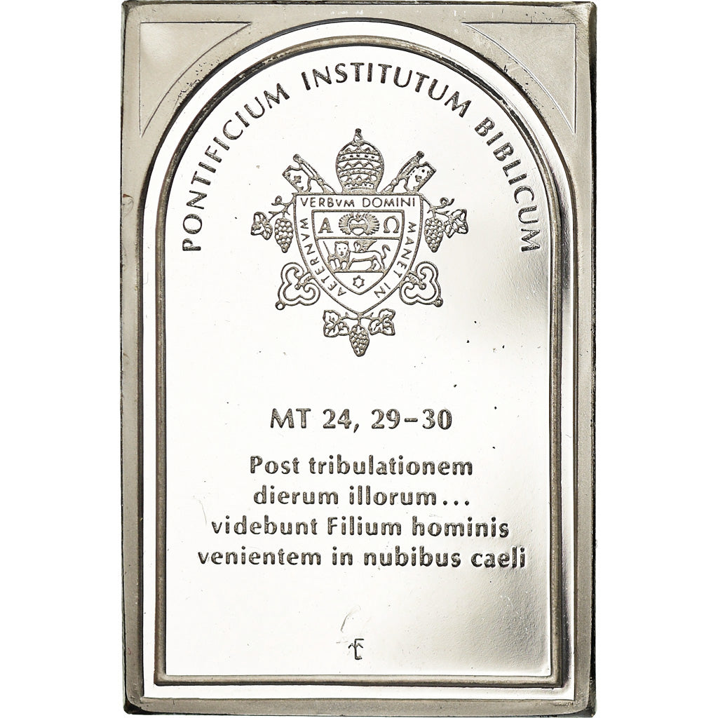 Vaticano, medaglia, Institut Biblique Pontifical, Matthieu 24, 29-30, Religions