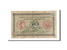 France, Belfort, 50 Centimes, 1918, VF(20-25), Pirot:23-34