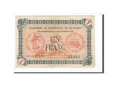 France, Belfort, 1 Franc, 1918, TTB, Pirot:23-44