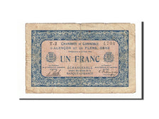 France, Alençon et Flers, 1 Franc, 1915, VF(20-25), Pirot:6-5