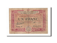 Billete, 1 Franc, Pirot:62-17, 1920, Francia, BC+, Gray et Vesoul