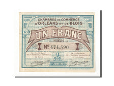 Geldschein, Frankreich, Orléans et Blois, 1 Franc, 1920, VZ, Pirot:96-3