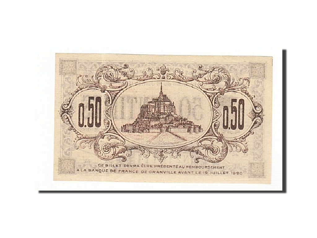 Billet, France, Granville, 50 Centimes, 1915, SPL, Pirot:60-1