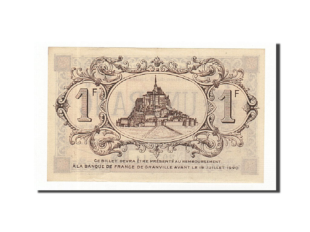 Geldschein, Frankreich, Granville, 1 Franc, 1915, UNZ-, Pirot:60-4