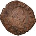 France, Double Tournois, 1586, Angers, VF(20-25), Copper, Sombart:4008