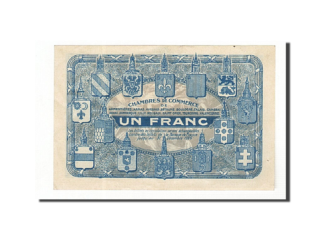 Billet, France, Lille, 1 Franc, SUP+, Pirot:94-5