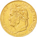France, Louis-Philippe, 20 Francs, 1844, Lille, AU(50-53), Gold, KM:750.5