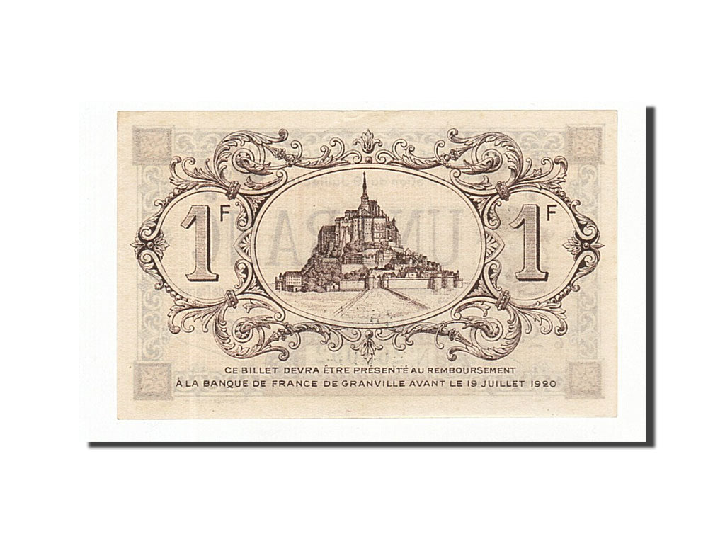Billet, France, Granville, 1 Franc, 1915, SPL, Pirot:60-4
