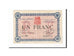 France, Sète, 1 Franc, 1922, AU(55-58), Pirot:41-17