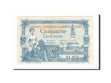 France, Basses-Alpes, 50 Centimes, 1917, UNC(65-70), Pirot:20-1