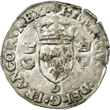Coin, France, Douzain aux croissants, 1550, Rennes, EF(40-45), Billon