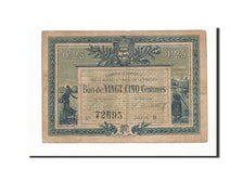 Banknote, Pirot:65-26, 25 Centimes, 1916, France, VF(30-35), La Roche-sur-Yon