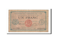 Billet, France, Lyon, 1 Franc, 1914, TB, Pirot:77-1